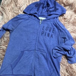 Purple VS Pink zip hoodie